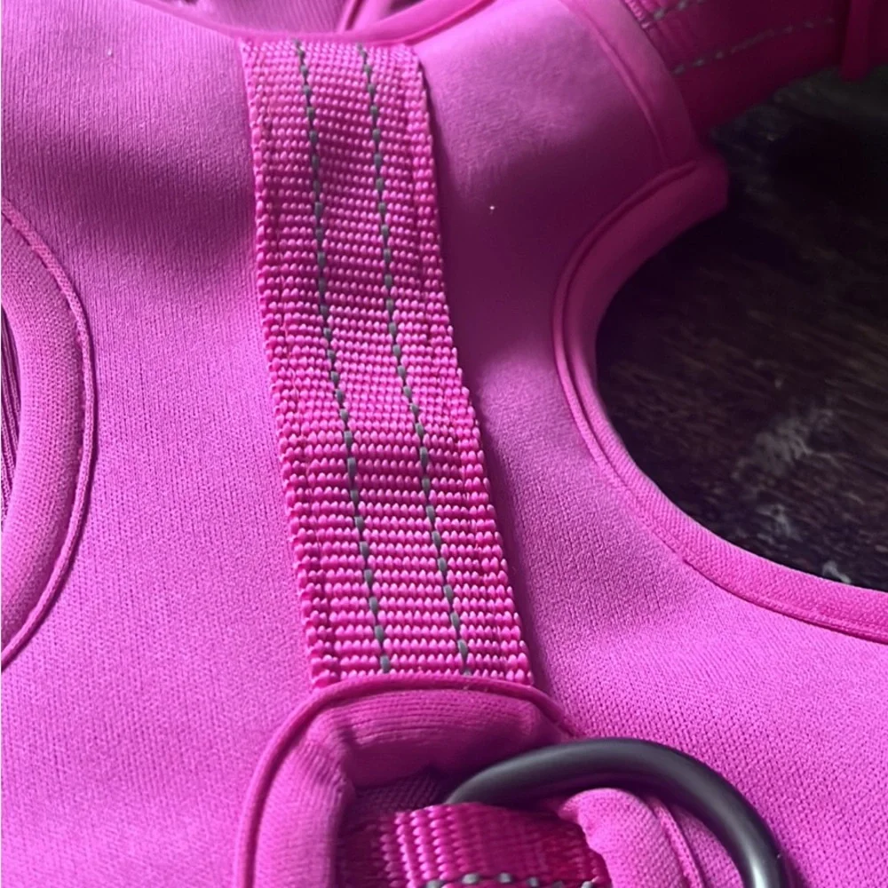 Boots & Barkley pink dog large harness